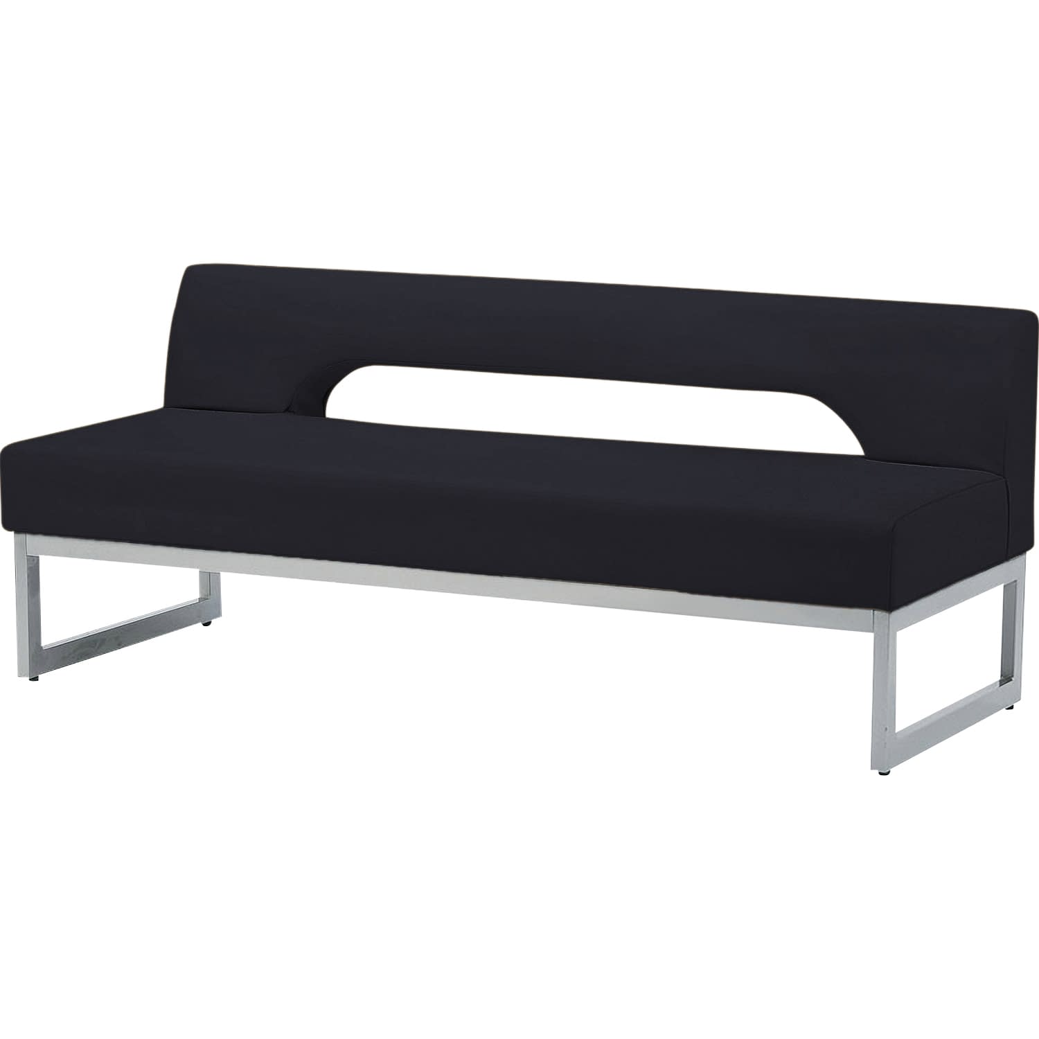 ロビーチェア 25-7368-0204 ネオブラック ニシキ工業 RD-15(1500X620X620)