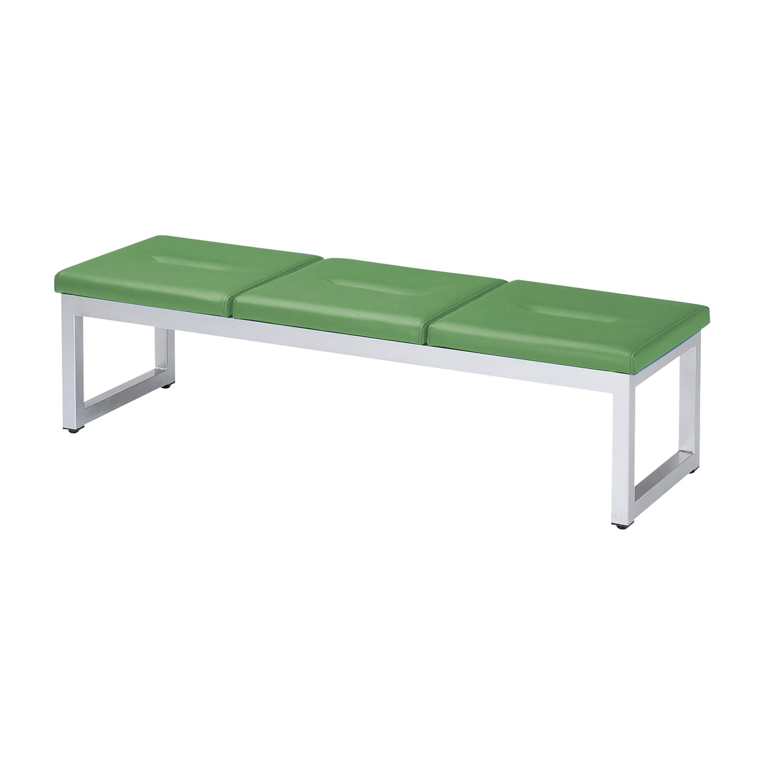 ロビーチェアー 25-7368-0105 カーキグリーン ニシキ工業 RF-18(1800X480X400)