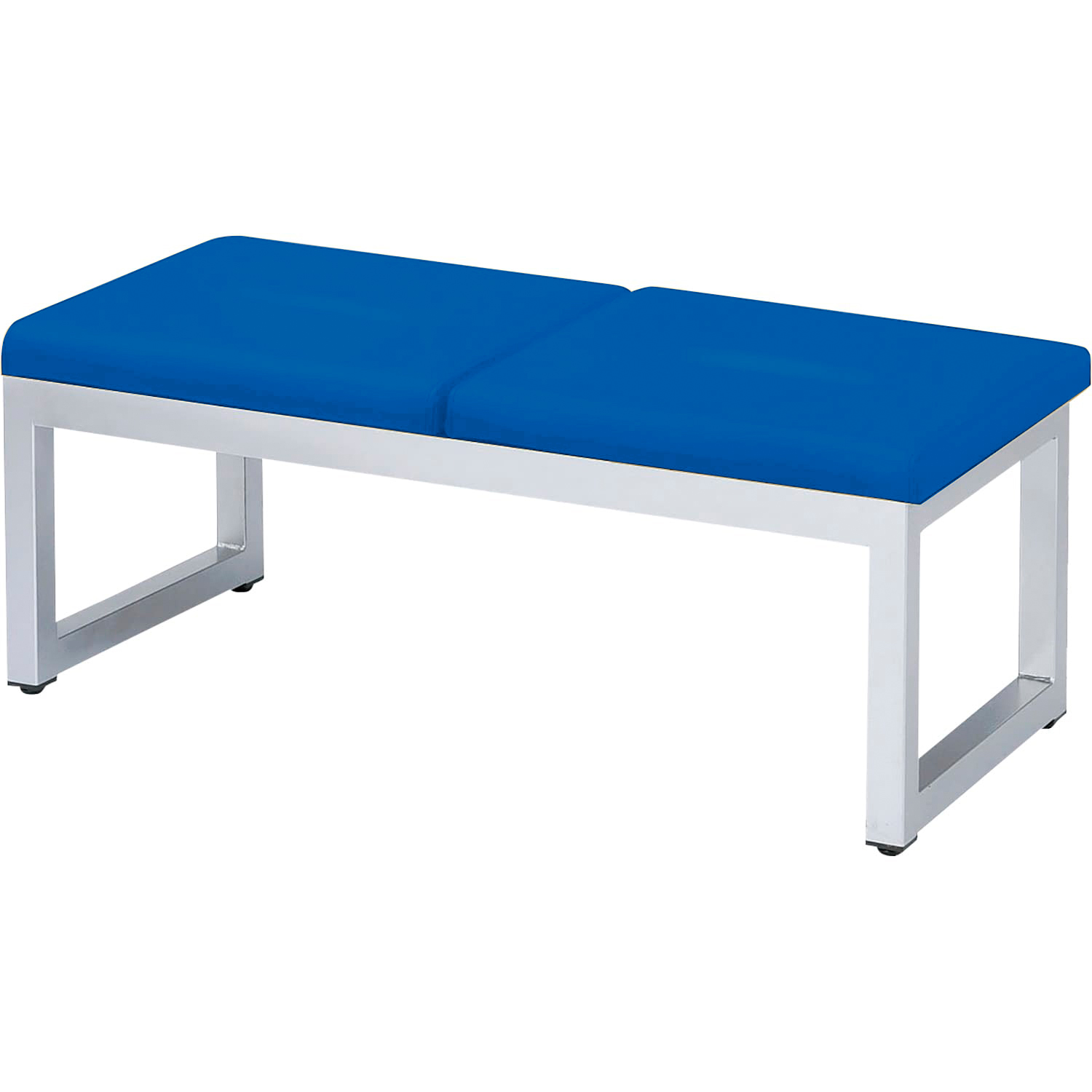 ロビーチェアー 25-7368-0006 コバルトブルー ニシキ工業 RF-12(1200X480X400)