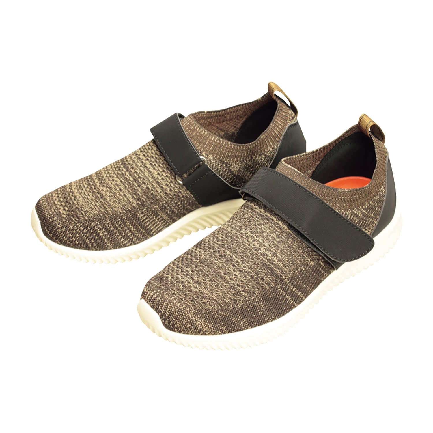 SaiSaiストレッチスニーカー リハビリシューズ 25-5802-13 彩彩 WG110(M)ブラウン