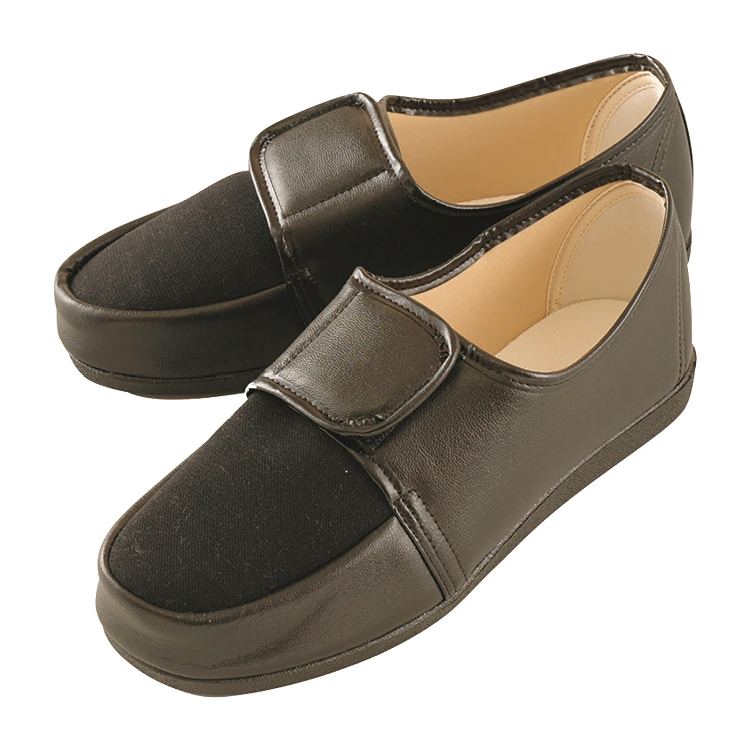 足元応援リハビリシューズ(婦人用) 25-5808-01 足元応援 W603(22.0CM)クロ