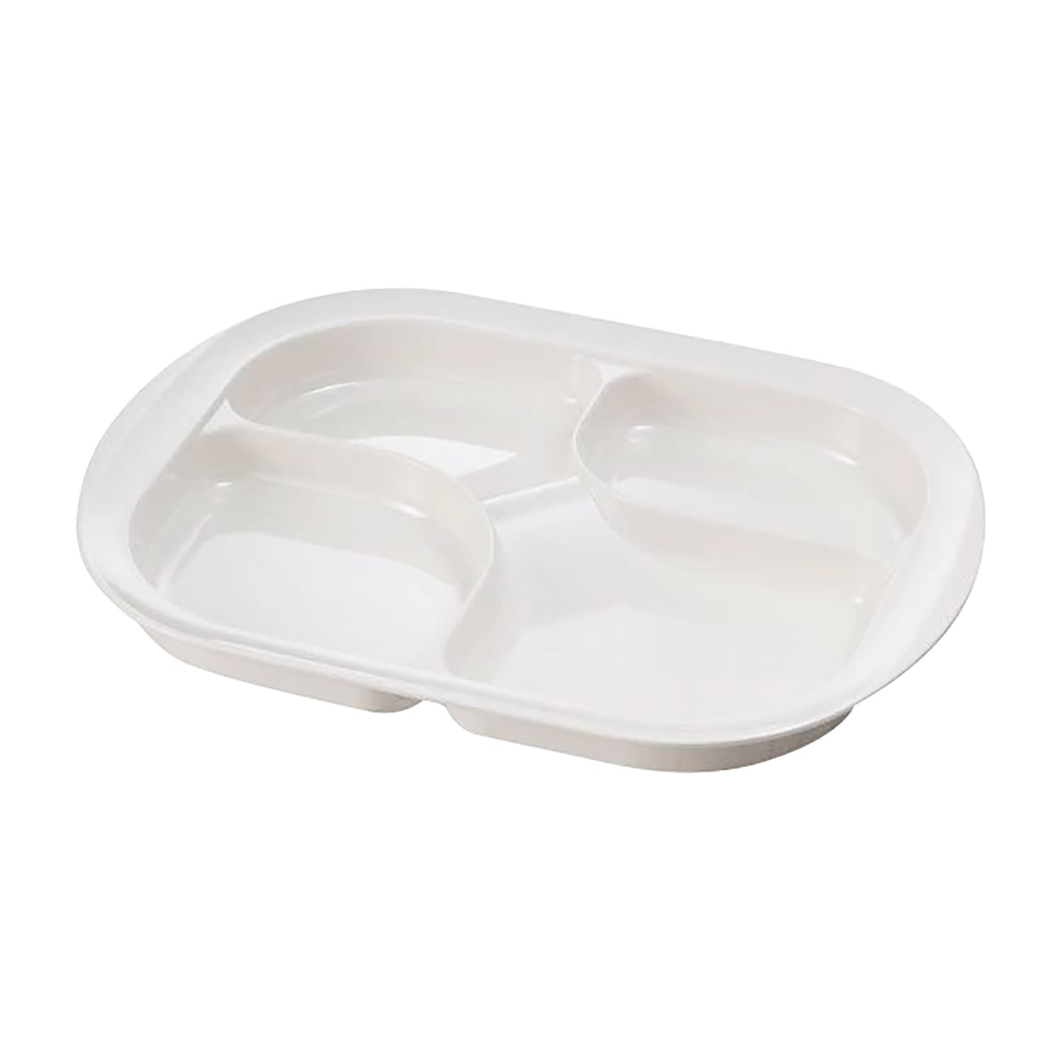 メラミン製仕切り皿(4分割) 25-5102-00 青芳 2241831(ホワイト)