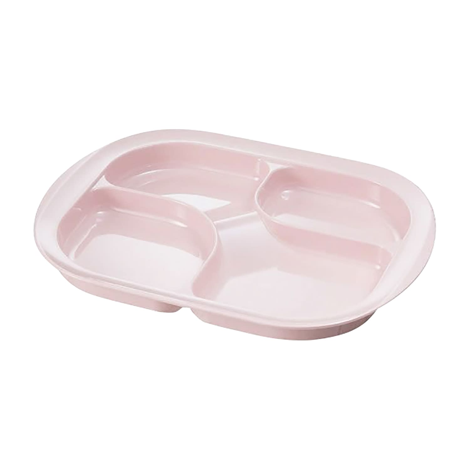 メラミン製仕切り皿(4分割) 25-5102-01 青芳 2241832(ピンク)