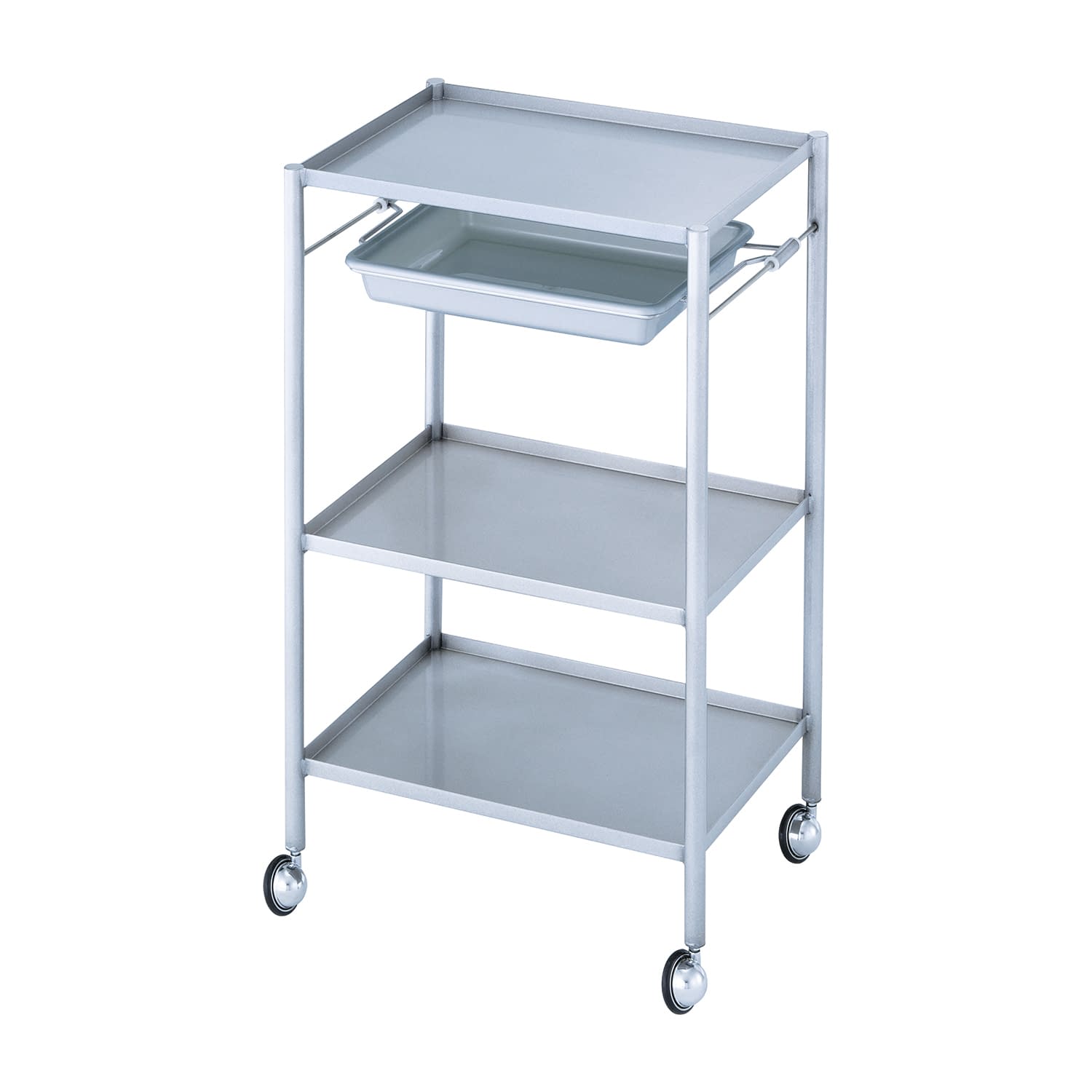 アプリワゴン(シンプルワゴン) 回診車 25-5847-00 アプリワゴン 023(メタリックシルバー)