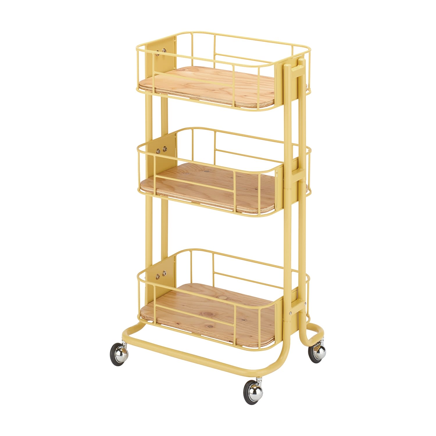 アプリワゴン(ストッカータイプ) 回診車 25-5851-02 アプリワゴン 025(イエロー)