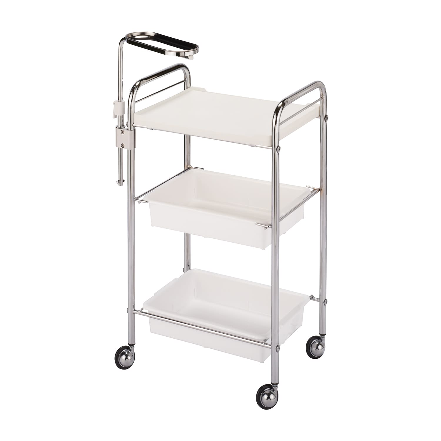 アプリワゴン(トレーアーム付タイプ) 回診車 25-5848-00 アプリワゴン 026(ホワイト)