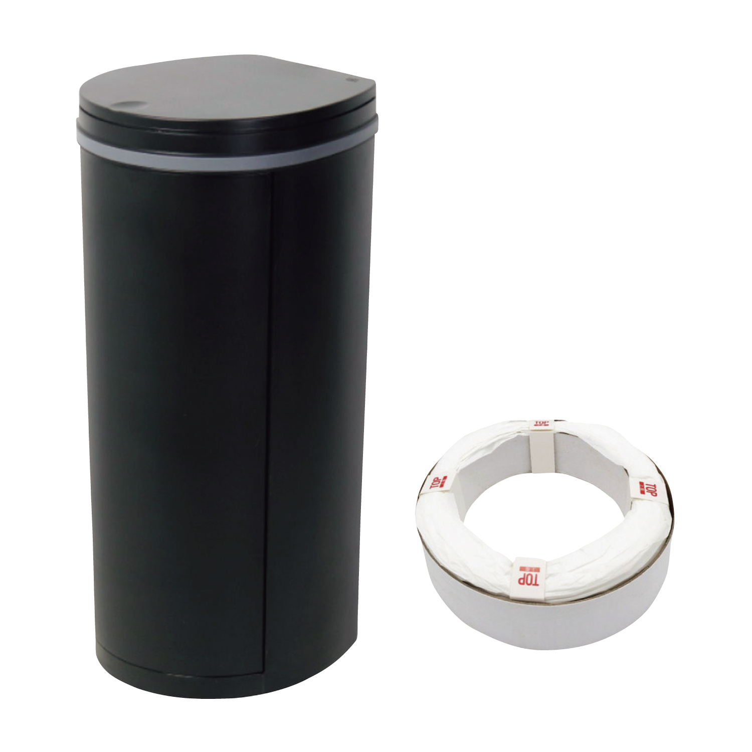 デオペール(おむつ処理ポット)21L 標準 25-7269-01 V&A 80101-B02A(ブラック)