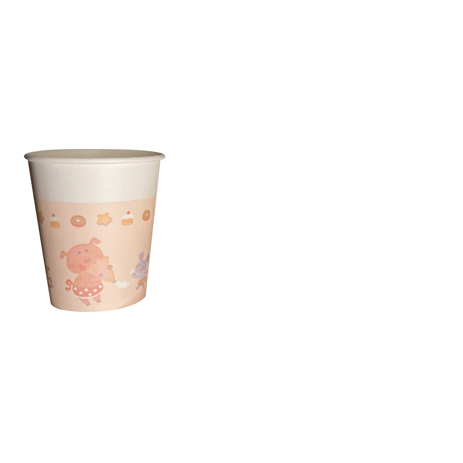 ペーパーカップ5oz(お楽しみ会) うがい用紙コップ「お楽しみ会」 25-3529-01 ファーストレイト