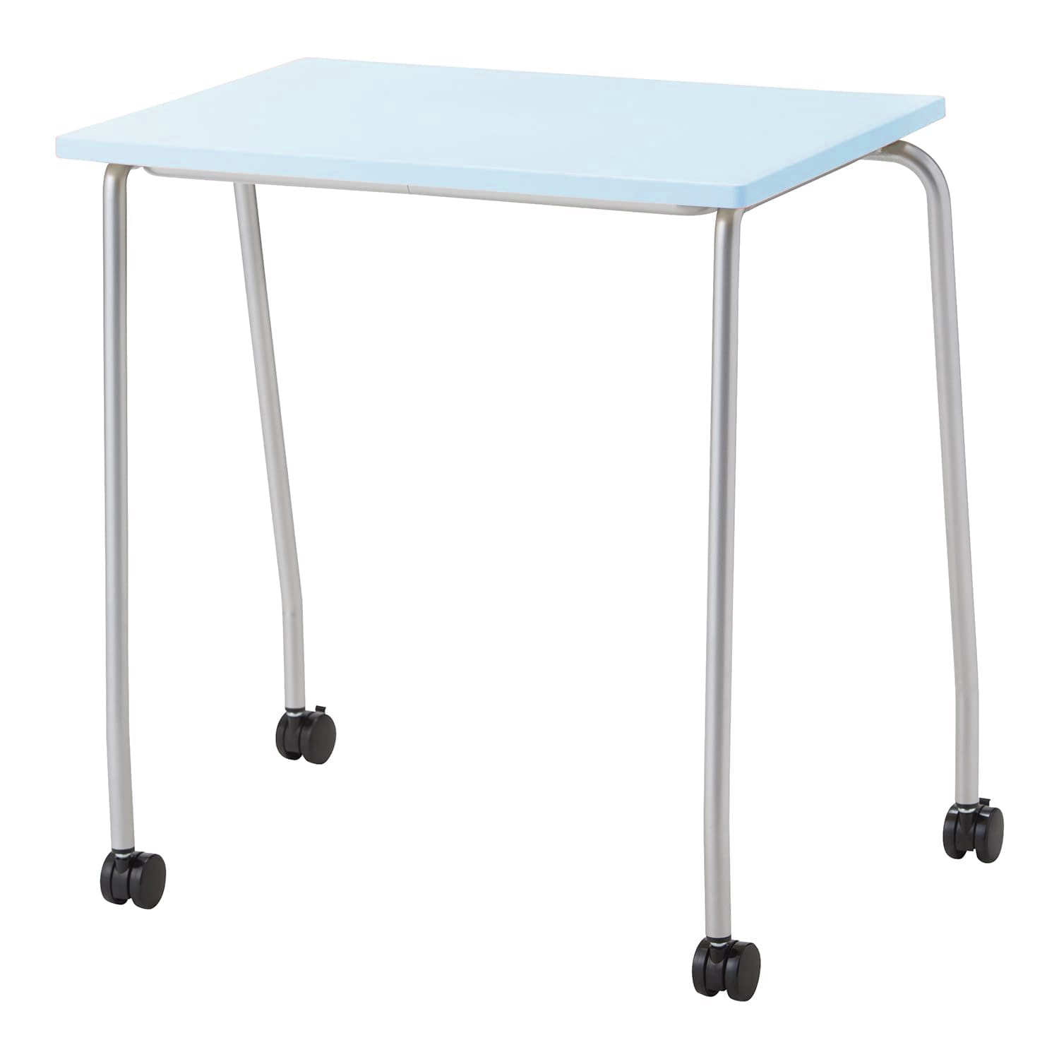 樹脂天板パーソナルテーブル(キャスタ 25-5139-03 ノーリツイス TT-16K-BU(ブルー)