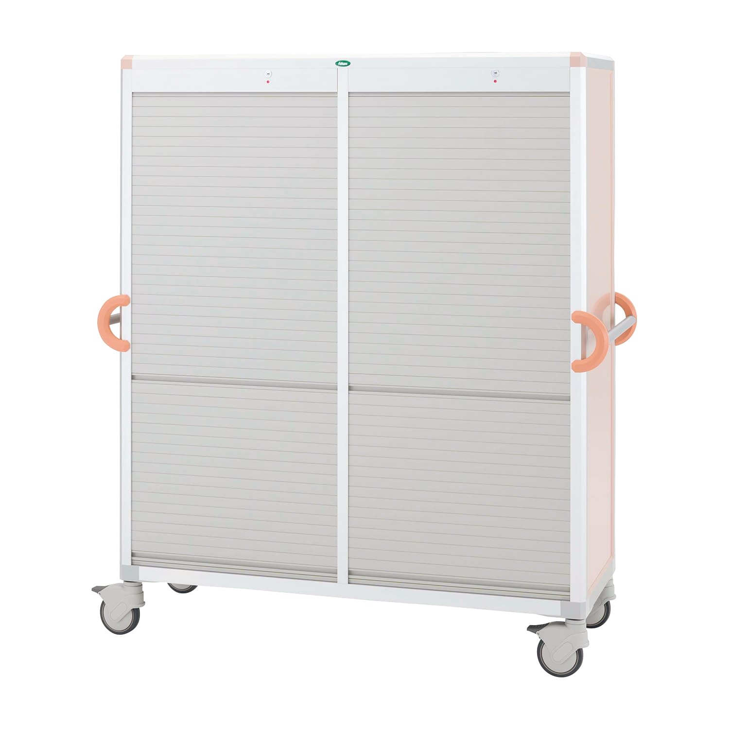 カテーテル収納カート 25-5146-0002 透明 サカセ化学工業 C64-AS20208HB(ピーチ)