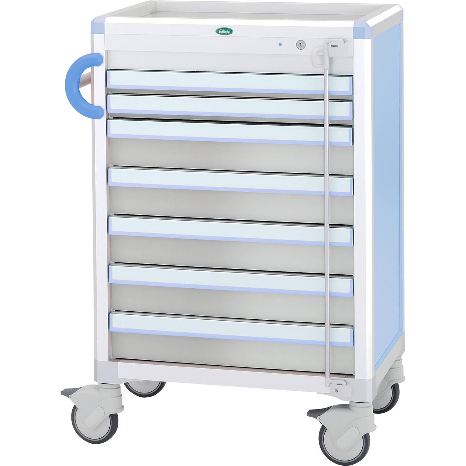 麻酔カート(60引出しタイプ) キャビネット(6×4システム) 25-6193-0003