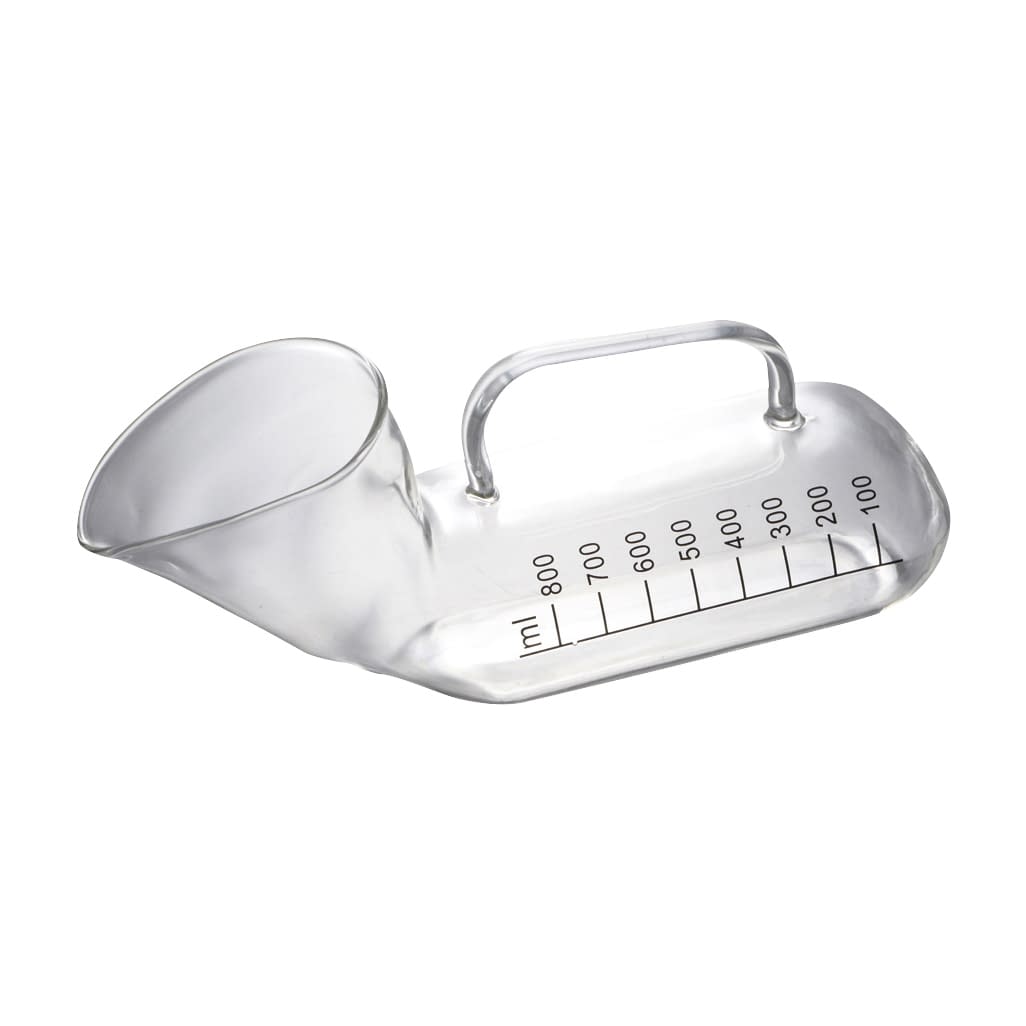 新・硝子尿器(女性用) 女性用 尿瓶 20-3395-01 西部 800CC