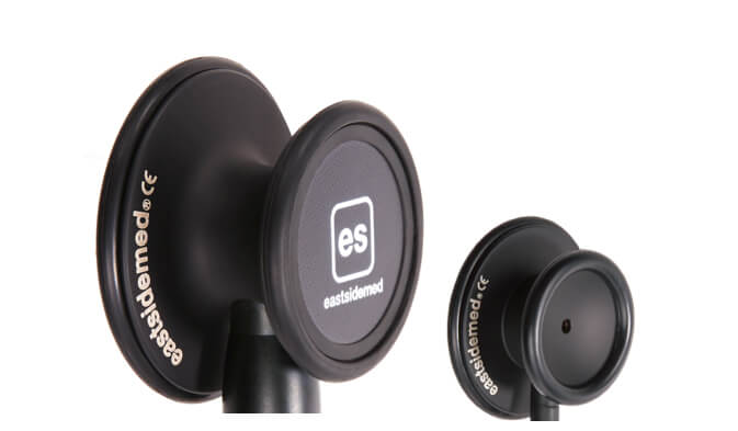 小児用聴診部はネジ式のベル部に交換可能