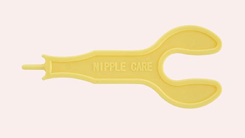 2Way搾乳機『らくらくCoCo』構成品：ニップルケアの使い方