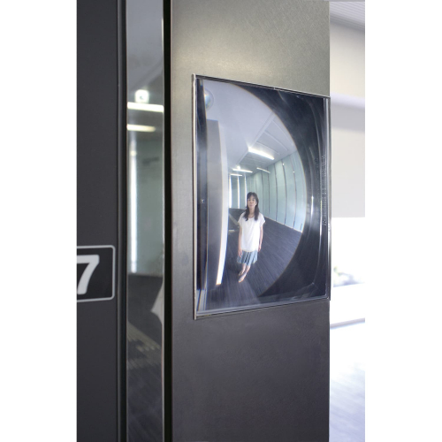 KomyMirror コミーミラー F33B 駐車場用ミラー 320×250mm コミーミラー FFミラー車出口 ビス止めタイプ f33b 鏡 ガレージ